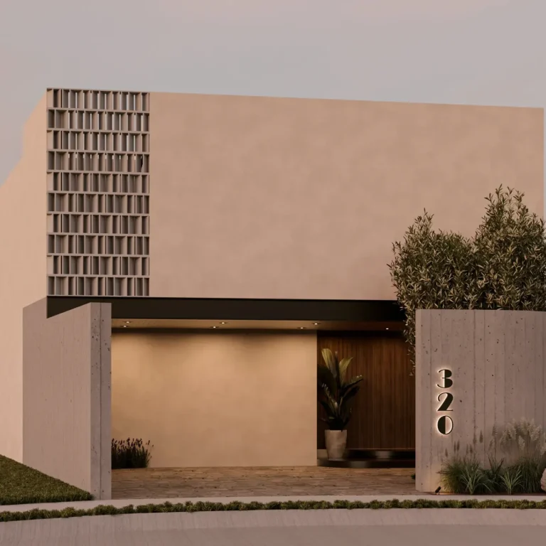 RENDER FACHADA PPAL-Ixchel Arquitectura